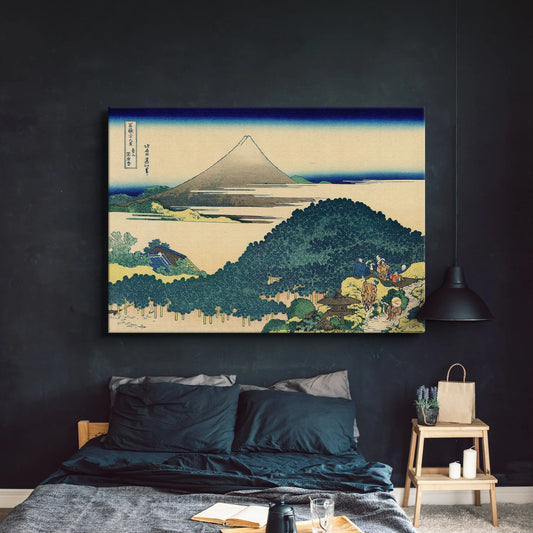 Hokusai Cushion Pine at Aoyama - Katsushika Hokusai